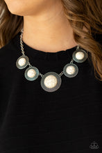 Load image into Gallery viewer, Circle The Wagons - White Paparazzi Accessories
