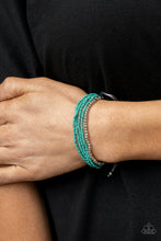 Load image into Gallery viewer, All Beaded Up - Blue Paparazzi Accessories
