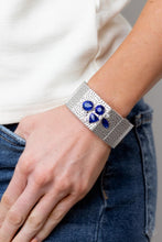 Load image into Gallery viewer, Flickering Fortune - Blue Paparazzi Accessories
