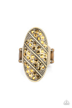 Load image into Gallery viewer, Galactic Glitz - Brass Paparazzi Accessories

