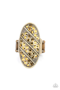Galactic Glitz - Brass Paparazzi Accessories