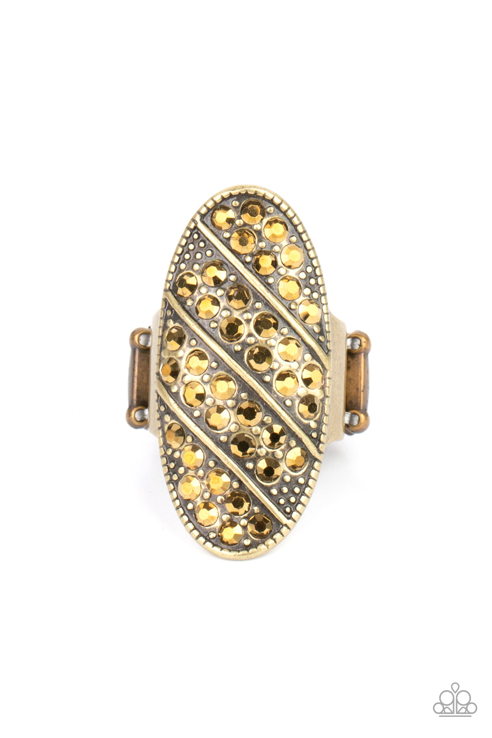 Galactic Glitz - Brass Paparazzi Accessories