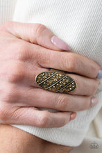 Load image into Gallery viewer, Galactic Glitz - Brass Paparazzi Accessories
