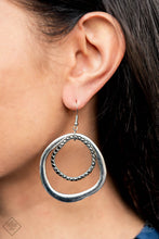 Load image into Gallery viewer, Spinning With Sass - Silver Paparazzi Accessories
