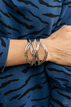 Load image into Gallery viewer, Hautely Hammered - Silver Paparazzi Accessories
