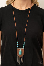 Load image into Gallery viewer, Enchantingly Tribal - Blue Paparazzi Accessories
