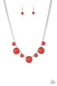 Prismatically POP-tastic - Red Paparazzi Accessories