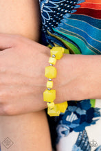 Load image into Gallery viewer, Trendsetting Tourist - Yellow Paparazzi Accessories
