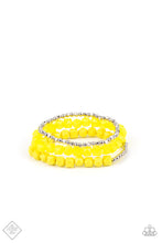 Load image into Gallery viewer, Vacay Vagabond - Yellow Paparazzi Accessories
