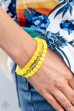 Load image into Gallery viewer, Vacay Vagabond - Yellow Paparazzi Accessories
