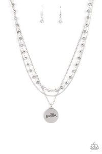 Promoted to Grandma - Silver Paparazzi Accessories