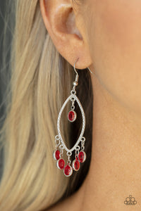 Glassy Grotto - Red Paparazzi Accessories