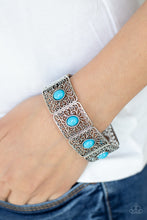 Load image into Gallery viewer, Cakewalk Dancing - Blue Paparazzi Accessories
