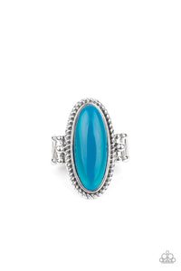 Oval Oasis - Blue Paparazzi Accessories