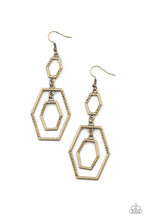 Load image into Gallery viewer, Geometric Maven - Brass Paparazzi Accessories
