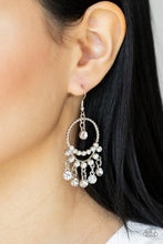 Load image into Gallery viewer, Cosmic Chandeliers - White Paparazzi Accessories
