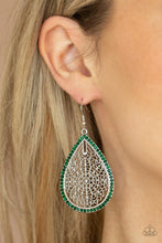 Load image into Gallery viewer, Fleur de Fantasy - Green Paparazzi Accessories
