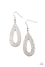Load image into Gallery viewer, Exquisite Exaggeration - White Paparazzi Accessories
