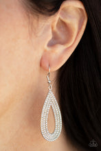 Load image into Gallery viewer, Exquisite Exaggeration - White Paparazzi Accessories
