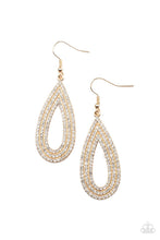 Load image into Gallery viewer, Exquisite Exaggeration - Gold Paparazzi Accessories
