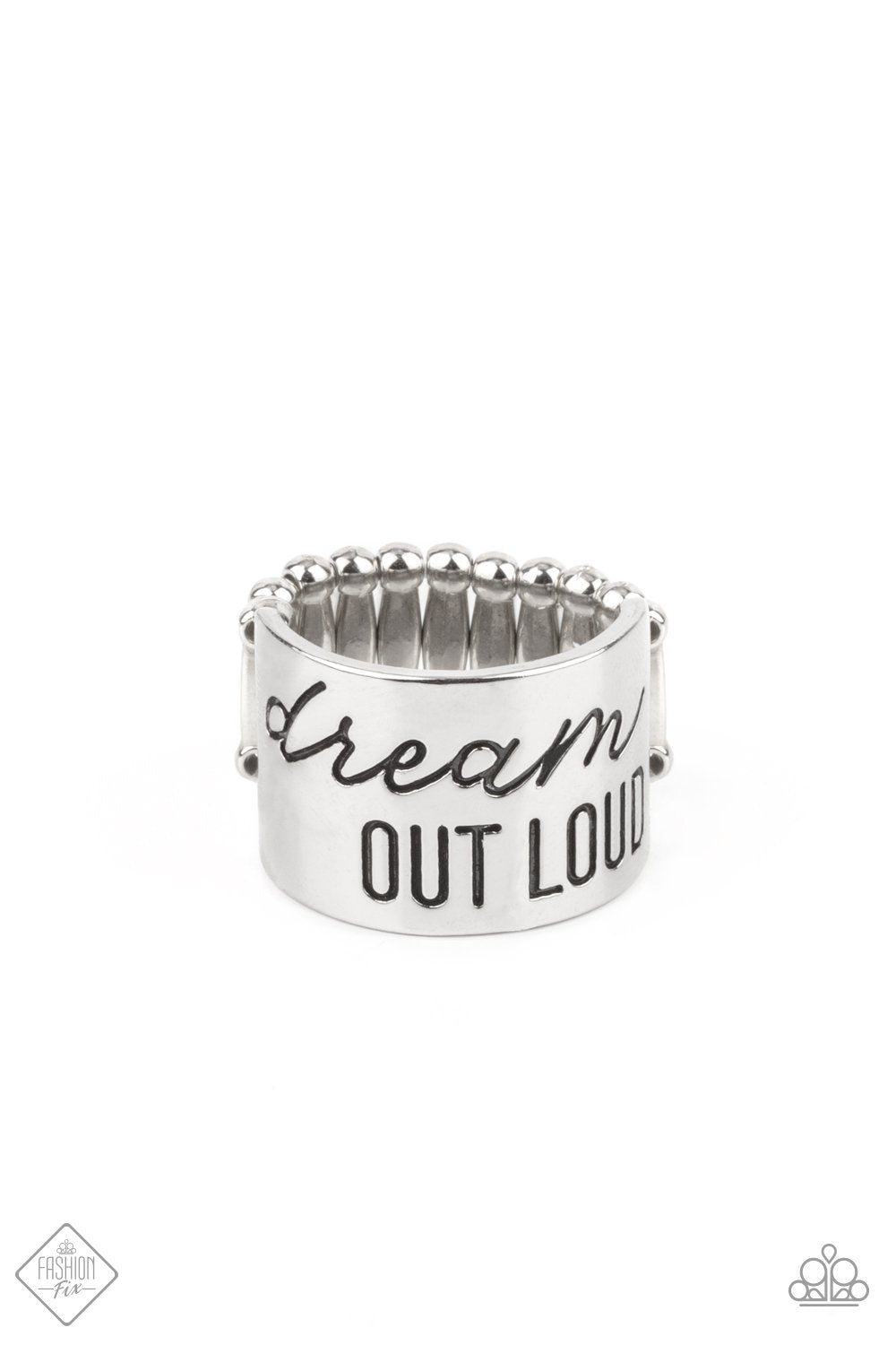 Dream Louder - Silver Paparazzi Accessories
