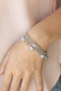 Glossy Goddess - White Paparazzi Accessories