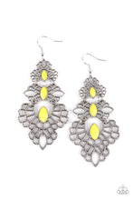 Load image into Gallery viewer, Flamboyant Frills - Yellow Paparazzi Accessories
