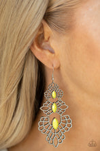 Load image into Gallery viewer, Flamboyant Frills - Yellow Paparazzi Accessories
