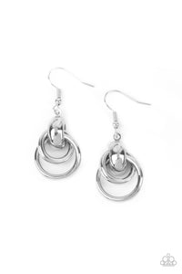 Running In Circles - Silver Paparazzi Accessories