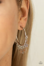 Load image into Gallery viewer, Happy Independence Day - Silver Paparazzi Accessories
