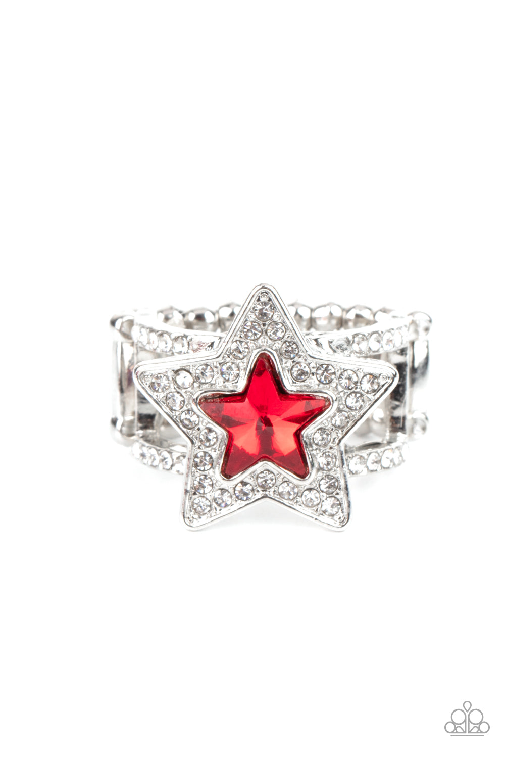 One Nation Under Sparkle - Red Paparazzi Accessories