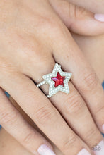 Load image into Gallery viewer, One Nation Under Sparkle - Red Paparazzi Accessories

