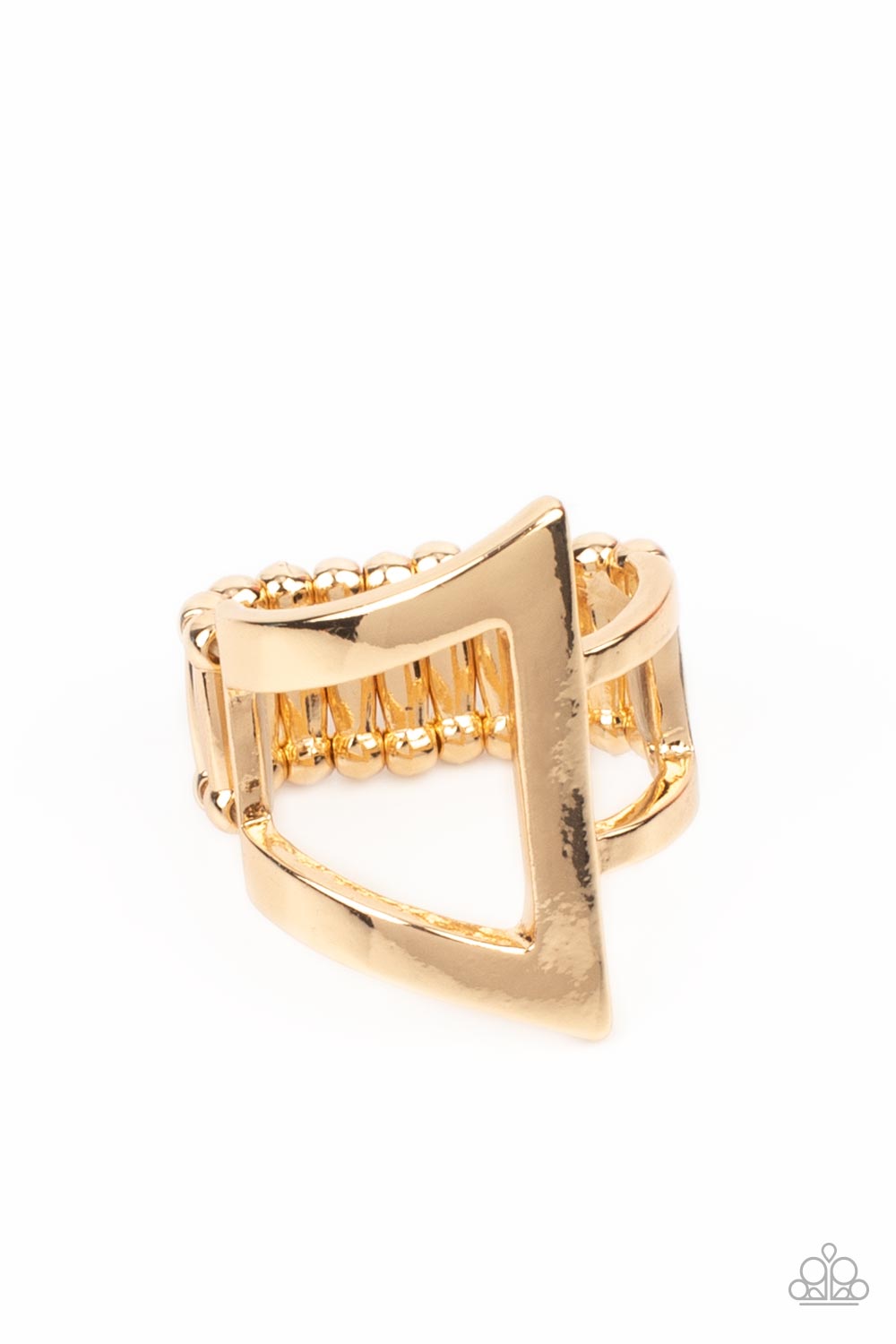 Rebel Edge - Gold Paparazzi Accessories