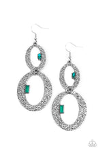 Load image into Gallery viewer, OVAL and OVAL Again - Green Paparazzi Accessories
