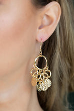 Load image into Gallery viewer, Partners in CHIME - Gold Paparazzi Accessories
