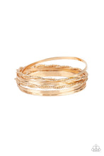 Load image into Gallery viewer, Sensational Shimmer - Gold Paparazzi Accessories

