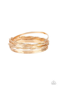 Sensational Shimmer - Gold Paparazzi Accessories