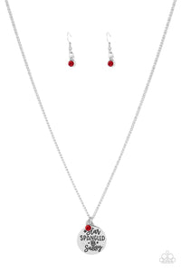 Star-Spangled Sass - Red Paparazzi Accessories