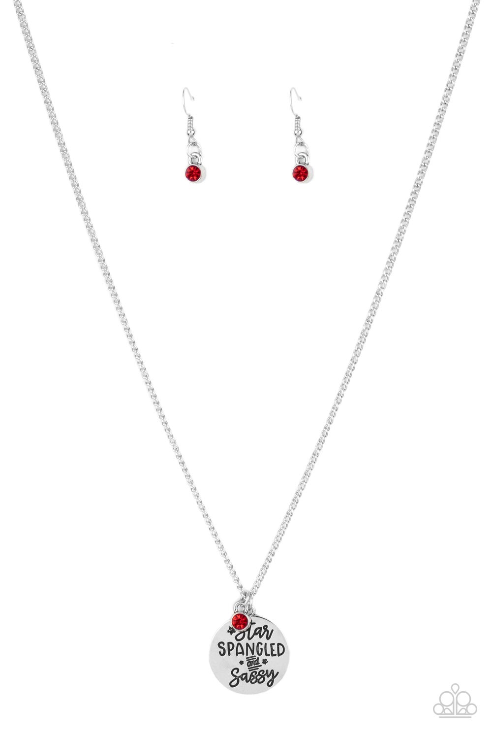 Star-Spangled Sass - Red Paparazzi Accessories