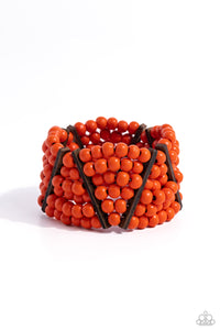 Way Off TROPIC - Orange Paparazzi Accessories