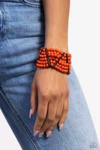 Way Off TROPIC - Orange Paparazzi Accessories