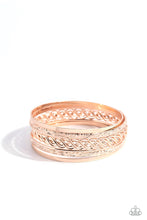 Load image into Gallery viewer, Stockpiled Shimmer - Rose Gold Paparazzi Accessories
