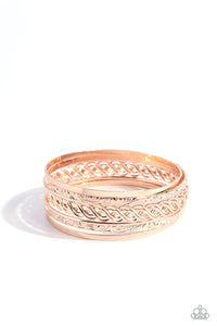 Stockpiled Shimmer - Rose Gold Paparazzi Accessories