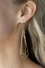 Load image into Gallery viewer, Shape Shifting Shimmer - Gold Paparazzi Accessories
