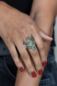 Billowing Beauty - Green Paparazzi Accessories