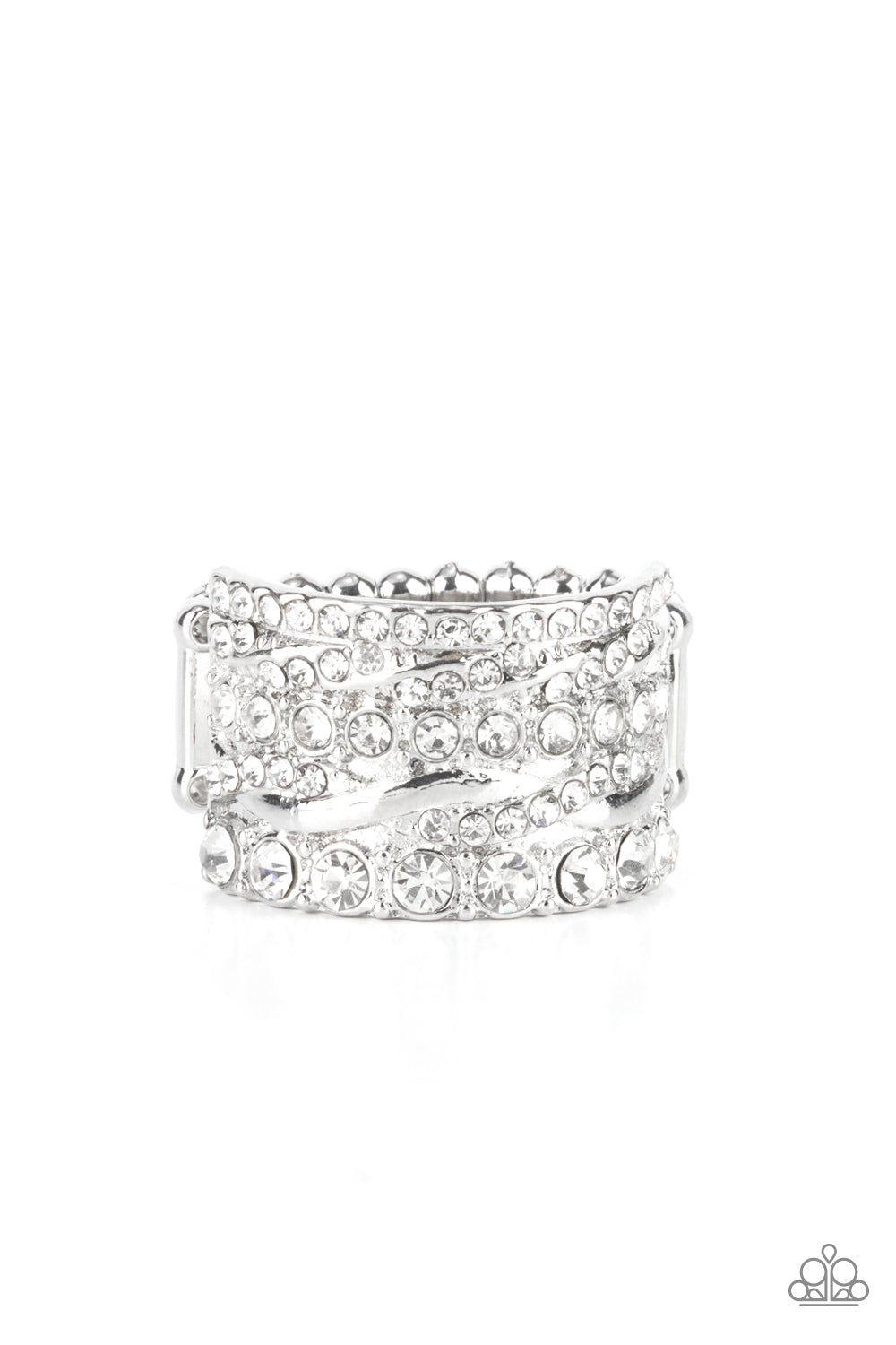 Exclusive Elegance - White Paparazzi Accessories