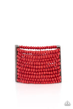 Load image into Gallery viewer, Waikiki Wonderland - Red Paparazzi Accessories
