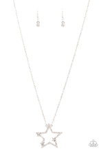 Load image into Gallery viewer, I Pledge Allegiance to the Sparkle - White Paparazzi Accessories
