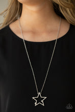 Load image into Gallery viewer, I Pledge Allegiance to the Sparkle - White Paparazzi Accessories
