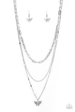 Load image into Gallery viewer, Bountiful Butterflies - White Paparazzi Accessories
